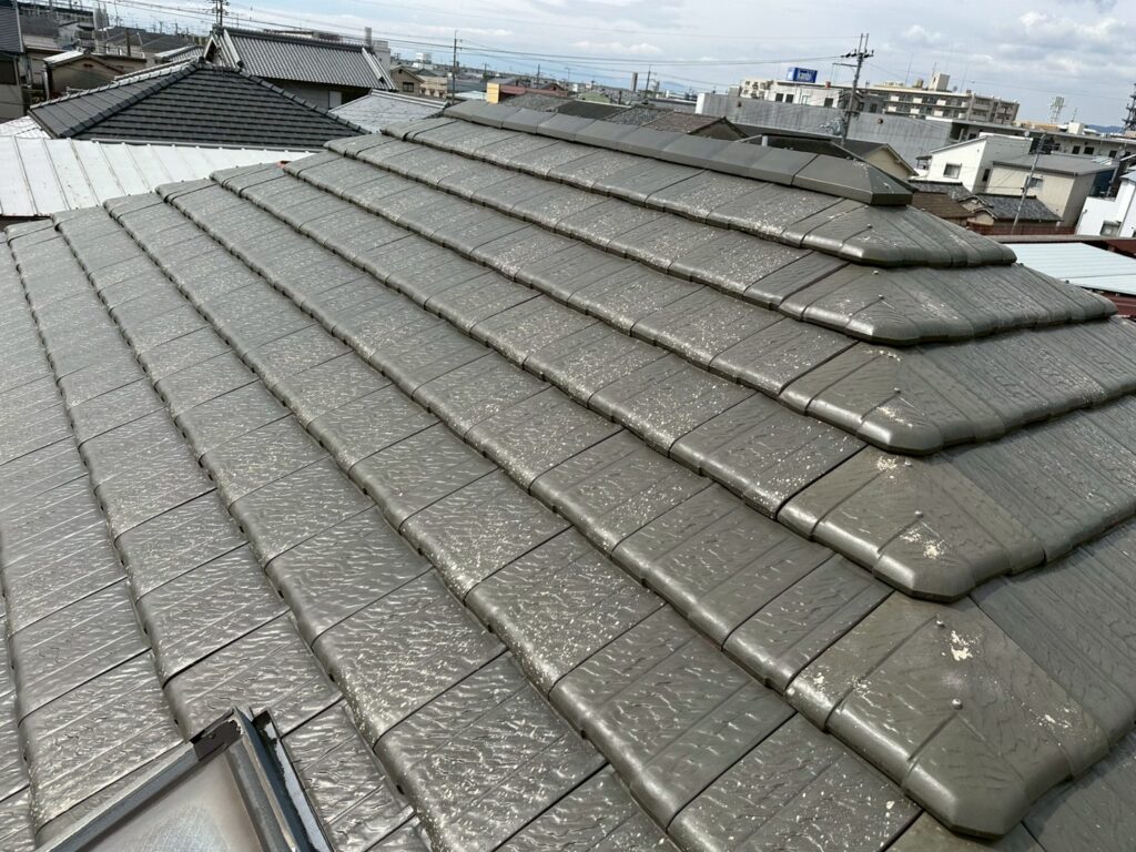 屋根葺き替え前